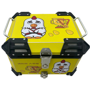Boîte arrière de moto en aluminium étanche Long Travel Carrier Top Case pour accessoires de sac de motos - Product Image 3