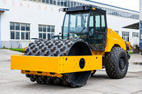 Lutong 14 tonnes 2WD 4WD entraînement hydraulique compacteur à tambour unique rouleau compresseur vibrant Lts214h Lts214HK avec pied de mouton