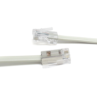 Câble de connexion réseau RJ11 vers SDL 4P RS485 double oreille, câble Ethernet plat pour patch LAN