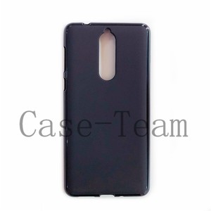 Fabricante al por mayor mate TPU casos suave esmerilado contraportada funda de silicona para teléfono móvil para <span class=keywords><strong>Nokia</strong></span> <span class=keywords><strong>8</strong></span> negro - Product Image 1