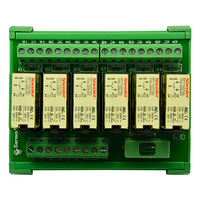1 relais électromagnétique AC Shenle à 6 canaux, module de relais AC 110v AC 220v, panneau d'amplificateur de commande PLC avec une ouverture et une cl