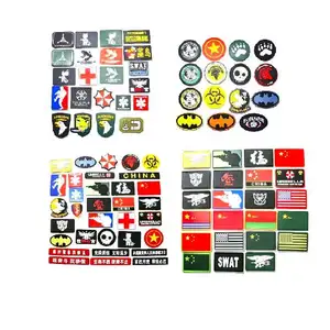 3D LOGO Tactical Medical Rescue Team Codenamed Luminous Soft PVC Rubber Hook and Loop Badges Patches