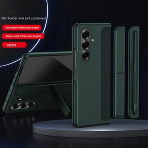 Étui de téléphone portable mat avancé pour Samsung Z Fold 8 Ultra 7 6 5 4 3 avec support 2-en-1 et stylet, coque de protection antichoc - Product Image 2