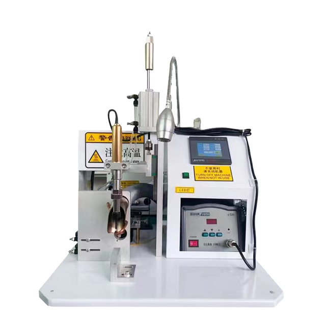 Automatic Cable Soldering Machine for Audio Line DC Connector Essential Equipment for Cable Manufacturing