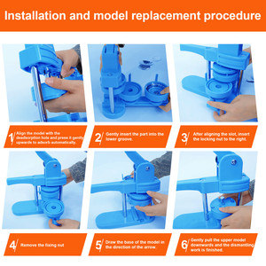 32mm 44mm 58mm nút pin huy hiệu máy làm cho Phù hiệu sản xuất - Product Image 5