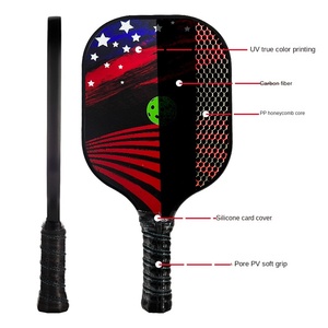 Sports de plein air de haute qualité en fibre de verre Raquettes de piqué en fibre de verre Pagaie de pickleball personnalisable du fabricant en gros - Product Image 4