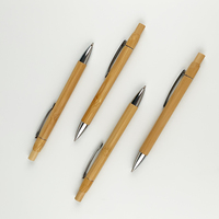 Bolígrafo Creativo de Bambú con Diseño de Animal, Punta de 1.0 mm, Personalizable con Logotipo Grabado con Láser, Ideal para Regalo y Promoción