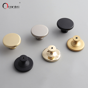 Oukkali pegangan lemari mewah, ringan campuran seng desain kustom pegangan kenop aksesoris furnitur pegangan kabinet - Product Image 4
