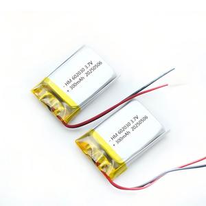 Có thể sạc lại 3.7V 300mAh pin <span class=keywords><strong>lithium</strong></span> ion 602030/300mAh Loại sản phẩm - Product Image 3