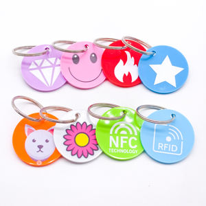 Rfd nfc 13.56mhz अनुकूलित लोगो qr कोड प्रिंटिंग सिलिकॉन पालतू टैग कुत्ते आईडी टैग - Product Image 6