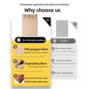 Автоматический надувной матрас для кемпинга, портативный надувной матрас для дома, влагостойкий коврик для сна - Product Image 3