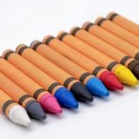 Crayons de qualité en vrac Crayon pour enfants Non-Toxic Crayon Party Favors avec petite moyenne grande taille