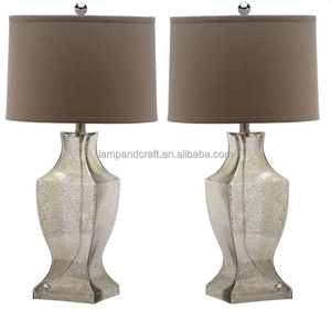 Lámpara de Noche Verde para Sala de Estar con Pantalla Blanca Decorativa para Sala de Estar, Dormitorio, Mesa de Noche - Product Image 2