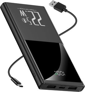 22.5W Chargeur rapide Affichage LED Power Bank 20000mAh <span class=keywords><strong>Batterie</strong></span> <span class=keywords><strong>externe</strong></span> portable pour iPhone pour appareils <span class=keywords><strong>Samsung</strong></span> Type-C - Product Image 1