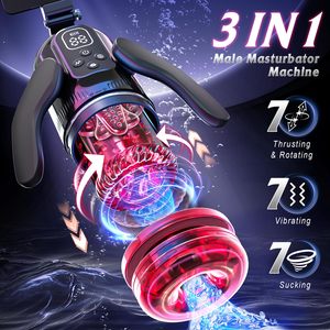 Titreşimli, Döner, Emici, Otomatik Erkek Mastürbatörü, Telefon Tutucu ile Erkekler İçin Oral Seks Oyuncağı - Product Image 2