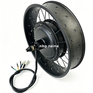 มอเตอร์ฮับขนาด 20 นิ้ว x 4.0 <span class=keywords><strong>NBP</strong></span> 72V5000w 170/190 มม. พร้อมยาง 1 เกียร์ สำหรับชุดแปลงจักรยานไฟฟ้า SUPER-73 - Product Image 2