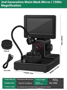 Microscopio <span class=keywords><strong>Digital</strong></span> KCT KCT-ES1000 con Fuente de Luz LED, Lupa HD, Clasificación IP67, Pantalla LCD, Identificación de Anillos de Diamantes - Product Image 5