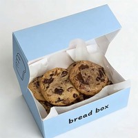 Caja Plegable para Galletas con Logotipo Personalizado, Caja para Pastelería y Galletas al por Mayor, Caja para Galletas con Tinta de Soya de Alta Calidad en Oferta