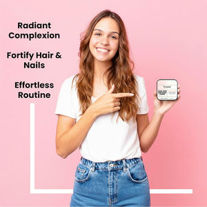 Tiras orales de biotina y vitaminas de marca privada de alta calidad que favorecen la salud del cabello, las uñas y la piel. - Product Image 4