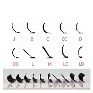 <b>Individual</b> Matte Eyelash Extension Handmade <b>Lashes</b> Trays Wholesale Customized Vegan <b>Lash</b> Extension Supplies - Product Image 2