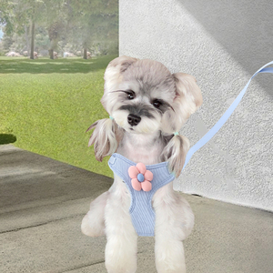 Arnés y Correa Ajustable para Mascotas, de Poliéster Suave, con Cintas Reflectantes, Diseño de Lujo, para Perros y Gatos - Product Image 4