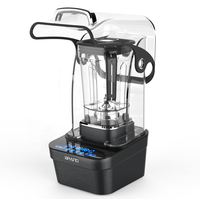 Blender-presse-agrumes électrique en acier inoxydable puissant pour usage domestique et hôtelier, grande capacité