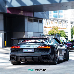 Alerón Trasero de Fibra de Carbono Pre-Impregnada Paktechz Ver.2 para Audi R8 2016-2023, Kit de Carrocería Aerokit - Product Image 2