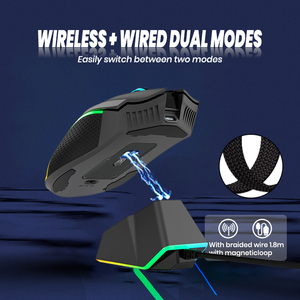 Nhà Máy Bán Buôn Phụ Kiện Máy Tính Paw3311 Gamer Chuột inalambrico Biểu Tượng Tùy Chỉnh Chuột Chơi Game Không Dây Với RGB Sạc Dock - Product Image 6