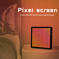 Layar Iklan LED Digital Mini untuk Mobil, Tampilan Piksel dengan Pesan Teks Bergulir, IP65, Fungsi DIY