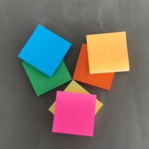 color paper 3X3''sticky tear off notepad - Product Image 3