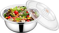 Offre Spéciale 201 ensembles de saladiers en acier inoxydable spécifications multiples bol à mélanger pour buffet écologique 3 pièces cuisine camping