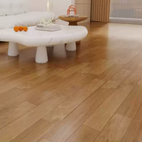 Rouleau de revêtement de sol en linoléum PVC personnalisé Tapis en bois grain feutre imperméable Rouleau de tapis de sol en vinyle linoléum