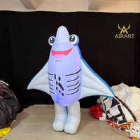 Costume de raie manta gonflable pour fête marine