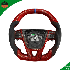 Volante LED de Fibra de Carbono Forjado Personalizado y Elegante para <span class=keywords><strong>Volvo</strong></span> V40 V60 <span class=keywords><strong>V70</strong></span> S60 T6 XC60, Venta Directa de Fábrica - Product Image 3