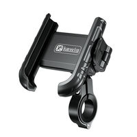 Support de téléphone pour moto avec boucle de verrouillage indépendante à dégagement rapide pour téléphones mobiles, rotation universelle à 360 degrés