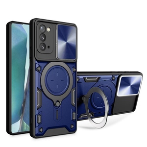 ONEPLUS 10T 5G et ONEPLUS 12 5G Compatible Case Slide Camera Lens Cover avec intégré Finger Ring Stable Holder Kickstand - Product Image 6