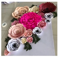 Bunga Kertas Raksasa 10-80cm, Bunga Kertas Krepe Besar 10cm-80cm untuk Dekorasi Pernikahan, Pesta, Festival & Dinding