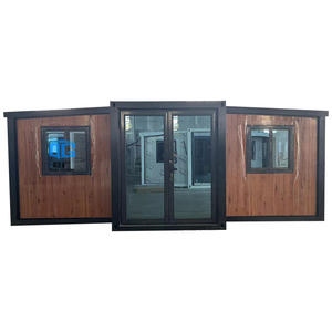 Cabane pliable de conception <span class=keywords><strong>scandinave</strong></span>-Maison conteneur préfabriquée écologique de 20 pieds avec sauna et poêle à bois - Product Image 1