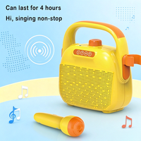 Haut-parleur karaoké portable pour enfants avec micro sans fil, pour la maison et l'extérieur, KTV Bluetooth, lecture de carte TF, réduction intelligente du bruit