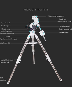 Telescopio Zoom ad alta potenza grande calibro rifrattore in alluminio per adulti per osservazioni all'aperto modello 80900 - Product Image 6