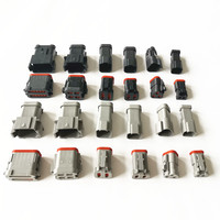 Deutsch-montaje de brida serie Dt L012, conector macho de cable automático impermeable, 2p/3p/4p/6p/8p/12p