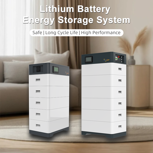 Plug and Play High Voltage 20kwh 30kwh Stacked Lithium Battery With Screen Solar Battery for Solar Energy Storage System