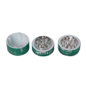 New Arrival Fashion Design <b>Herb</b> <b>Grinder</b> 60*75mm 3 Layers Custom Logo Zinc Alloy <b>Herb</b> <b>Grinder</b> For Smoking Accessories - Product Image 2