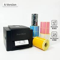 Imprimante d'étiquettes industrielle THYK T4201, plastique, 203 DPI, résolution claire, vitesse d'impression rapide, conception durable, étiquettes de codes-barres et QR codes