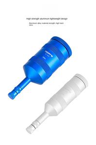 Réservoir d'huile portable en alliage d'aluminium argenté/bleu TOOPRE <span class=keywords><strong>pour</strong></span> vélos de montagne, outil de remplissage de réservoir d'huile de frein à disque <span class=keywords><strong>pour</strong></span> l'extérieur - Product Image 4