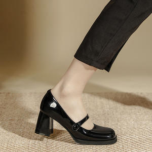 Sh11293a טרנדי מעצב עקבים 2024 יפן סגנון נשים cמרי jane עקבים - Product Image 1