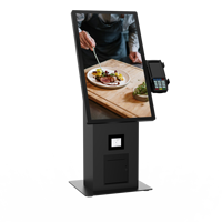 Kiosque de commande automatique de table de 21,5 pouces pour restaurant, terminal tactile avec système d'exploitation Android, 8 Go de RAM, 128 Go de stockage, écran LED, fonction SDK