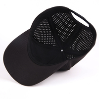 Gorra de Béisbol Deportiva Personalizada con Logotipo, de Secado Rápido, Transpirable, Impermeable, con Orificios Perforados con Láser, Gorra de Golf de Malla