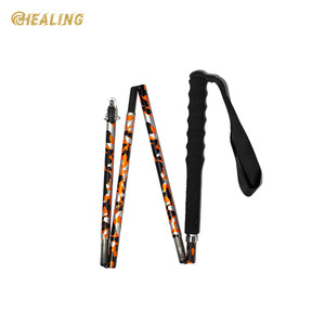 Bâtons de randonnée Okhealing en fibre de carbone pliables pour la randonnée, la course à pied et les activités de plein air, camouflage G4 - Product Image 2