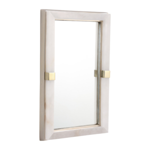 Vassoio rettangolare in alabastro per decorare il tavolino da caffè, elegante complemento d'arredo per la camera da letto o il bagno. - Product Image 2